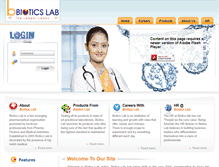 Tablet Screenshot of bioticslab.com